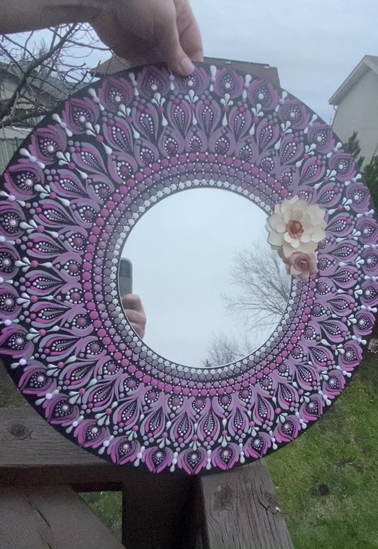 Mauve Mirror Mandala